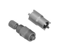 ZDETGU Magneto Flywheel Puller and Lock Nut Tool Set Duty 24mm 27mm Rotor Removal Kit with 20mm 24mm Spanner for GY6 Engines ATV Bike Scooter Maintenance