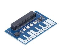 ZDETGU Micro:bit Piano Module Plug and Play Music Expansion Board with 13 Touch Keys, LED Lights, and Buzzer for DIY Coding and STEM Projects