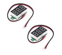 ZDETGU Mini Digital DC Voltmeter 0.36in LED Display Voltage Tester 0-30V High Accuracy Reverse for Electronics Automotive and Home Electrical Projects