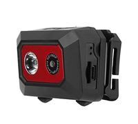 ZDETGU Mini Sports Camera HD Action Camera 1080P Full HD with 120° Ultra Wide Angle & Super Bright Headlight for Outdoor Sports Car Home Aerial Photography (Black and Red)