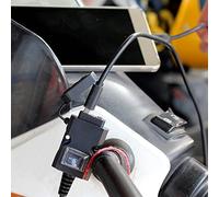 ZDETGU Motorcycle USB Dual Port Fast Charging Power Adapter for Smartphones Tablets on Motorcycles Bikes Rides Travel Accessories (Note: The Title Follows The Suggested Structure-core (9-90V)