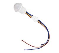 ZDETGU Mr HW06A Infrared Motion Automatic Lighting Control for Indoor Spaces Compact 35x25mm Design Energy Saving Sensor for LED and Incandescent Lights (MR-HW06A 35mm long, 25mm diameter)