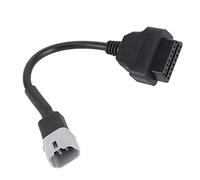 ZDETGU OBD2 Diagnostic Adapter Harness Professional Durable ABS 6Pin OBDII Cable Harness Replacement for GSXR 1000 1000R 125 GSXS 1000 1000F 750 DL1000F DL650F SV650 SV650X