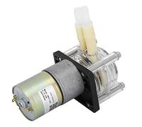 ZDETGU Peristaltic Pump Self Priming Dosing Pump with Stainless Steel Frame, Speed DC Motor, and Quiet for Fluid Transfer, Use, and Applications (24V)