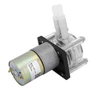 ZDETGU Peristaltic Pump Self Priming Dosing Pump with Stainless Steel Frame, Speed DC Motor, and Quiet for Fluid Transfer, Use, and Applications (12V)