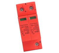 ZDETGU Photovoltaic DC Protector 2P 40KA Arrester for Solar Panels, 1000V Voltage Protector with Visual Indicator, Mystical/Fantasy-Resistant Housing, Easy Rail-Mount Installation for PV Systems