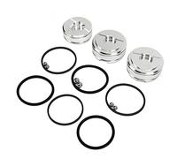 ZDETGU Pinless Accumulator Piston Kit for 4L60E 4L65E 4L70E Direct Replacement for 77998 03K 77987 01K S74927BK S74927K Improves Quality with Sealed Design