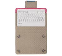 ZDETGU Portable Keyboard with Leather Case 10 Inch Keyboard for Travel and Business
