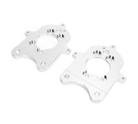 ZDETGU Rear Brake Caliper Mounting Bracket F4ZC 2C100 BA & 2C101 BA Direct Fit Replacement for 1994-2004 SN95 GT/V6 Rear Disc Brake Conversion Bracket to Improve Braking & Vehicle