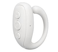 ZDETGU Remote Ring, One Click Control Camera Shutter Volume Adjust Screen Brightness with Long Battery Life, for IOS 15 0 8 0 Tablet Phone Video Reading Selfie (White)