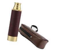 ZDETGU Retro Pirate Telescope Zoomable Spyglass Portable Handheld Telescope Vintage Monocular for Camping Boating 25x30 (25x30)