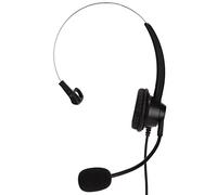 ZDETGU RJ9 USB Business Headset with Noise Canceling Microphone - Lightweight Monaural Office Headphone for Call Centers Customer Service Telemarketing - Corded Headset Compatible with