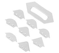 ZDETGU Router Table Corner Radius Jig Set Woodworking Tool for Trimming Chamfer & Aluminum Alloy Construction Compact & Portable for Easy Storage for Carpentry Projects