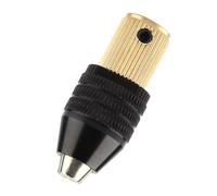 ZDETGU Self Tightening Chuck for Tools Metal Drill Chuck 0.3 3.4mm Shank Compatible with Drills and Electric Grinders Hand Tightened Tool Accessory (Aperture 2.35mm)