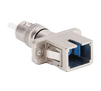 ZDETGU SingleMode ST to SC Fiber Optic Adapter Ceramic Ferrule for Low Loss Transmission, ABS & Stainless Steel Design, Noise Reduction for Stable Connectivity in Data Networks