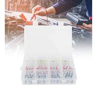 ZDETGU Solder Connector Terminal Kit - Heat Shrink for Marine & Auto Wiring - 200PCs Insulated Butt Connectors - Secure Cable - Double Wall Design