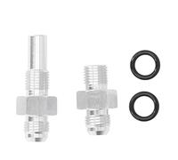 ZDETGU Transmission Cooler Adapter Fittings 6AN Flare Front & Rear Port Connectors for 4L80E LS1 LM7 LQ4 Direct Replacement Cooling Line Adapters