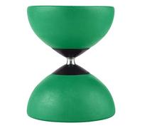 ZDETGU Triple Bearing Diabolo Chinese Set with Colored Sticks for Spins and Tricks, Outdoor Indoor Play Toy for Kids Adults Beginners to Advanced Players, Red Game for Coordination (Green)