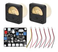 ZDETGU TS-DB45-Q Dual VU Meter Tester with Driver Board Backlight Display for Precise Sound Monitoring for Home, and Car Systems Professional DB Metering Equipment