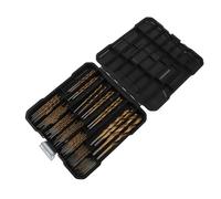 ZDETGU Twist Drill Bit Set High Speed Steel Round Shank Bits for Drilling 99Pcs Metal Wood Plastic Drill Bits Kit Ti Coated Set for Hand Electric Tools