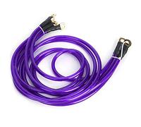 ZDETGU Universal 5 Point Car Grounding Wire Kit for Enhanced Electrical Performance Vehicle Ground Cable System to Improve Engine Power, Fuel Efficiency, and (Purple)