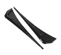 ZDETGU Universal Car Side Vent Trim Aerodynamic ABS Wing Cover for Enhanced and Fit Black Exterior Accessories Side Vent Spoiler Sticker Grille Vehicle Customization Upgrade