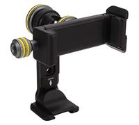ZDETGU VELEDGE V3 Aluminum Alloy Universal Phone Tripod Mount with 360 Rotation Cold Shoe Stretchable Clamp for Smartphones Vlogging Live Video Photography