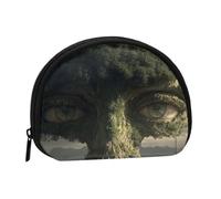 ZDFHKYDY A Giant Tree Personalized Coin Purse Fashionable Zipper mini Coins Wallet Change Shell Storage Bag for Women Men