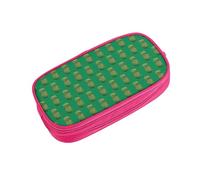 ZDFHKYDY a Pineapple Zipper Pencil Case Pouch Pen Box Large Capacity Storage Bag for Office & Travel Multi-Compartment Stationery Organizer Holder Gift for Women Men 21x10.5x5 cm