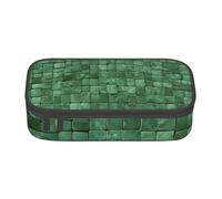 ZDFHKYDY Alligator Skin Large Capacity Pencil Pen Case Portable Stationery Pouch Holder Box Organizer Makeup Cosmetic Bag Office College Storage Bag Supplies for Work School Travel 21x9.5x5 cm