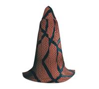 ZDFHKYDY Basketball Sport -Print Adjustable Teen Cloak - Youth Cape For Festivals & Stage, Lightweight Hooded Wear S