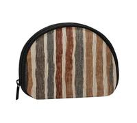 ZDFHKYDY Colorful Stripes Personalized Coin Purse Fashionable Zipper mini Coins Wallet Change Shell Storage Bag for Women Men