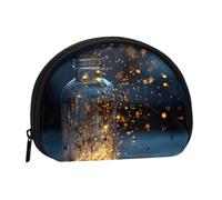 ZDFHKYDY Fireflies Personalized Coin Purse Fashionable Zipper mini Coins Wallet Change Shell Storage Bag for Women Men