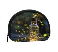 ZDFHKYDY Fireflies Personalized Coin Purse Fashionable Zipper mini Coins Wallet Change Shell Storage Bag for Women Men