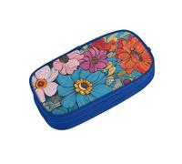 ZDFHKYDY Hello Hawaii Zipper Pencil Case Pouch Pen Box Large Capacity Storage Bag for Office & Travel Multi-Compartment Stationery Organizer Holder Gift for Women Men 21x10.5x5 cm