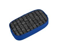 ZDFHKYDY Programmer Programming Code Zipper Pencil Case Pouch Pen Box Large Capacity Storage Bag for Office & Travel Multi-Compartment Stationery Organizer Holder Gift for Women Men 21x10.5x5 cm