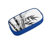 ZDFHKYDY Tree Image Chinese Calligraphy Zipper Pencil Case Pouch Pen Box Large Capacity Storage Bag for Office & Travel Multi-Compartment Stationery Organizer Holder Gift for Women Men 21x10.5x5 cm