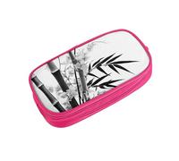 ZDFHKYDY Tree Image Chinese Calligraphy Zipper Pencil Case Pouch Pen Box Large Capacity Storage Bag for Office & Travel Multi-Compartment Stationery Organizer Holder Gift for Women Men 21x10.5x5 cm