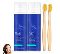 ZDFQ Toothpaste Purple Color Corrector Whitening Toothpaste, 100g，2PC | ZDFQ Toothpaste for Yellow Teeth, 2.9X Tone-Up Toothpaste, Enamel Strengthening, Protect Gums, Brighten Yellow Teeth