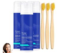 ZDFQ Toothpaste Purple Color Corrector Whitening Toothpaste, 100g，3PC | ZDFQ Toothpaste for Yellow Teeth, 2.9X Tone-Up Toothpaste, Enamel Strengthening, Protect Gums, Brighten Yellow Teeth