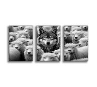 ZDFTAFD Wolf Poster, Canvas Poster Bedroom Decor Landscape Decor Gift 08x12inch(20x30cm)
