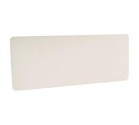 ZDFTGKM Desk Privacy Divider, Under-Desk Divider Sound Proof Dividers Privacy Shields for Under The Table Privacy Panels for Standing Workstation Office Divider(47''x15.8'', White)