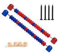 Zdgao Shuffleboard Score Keeper - Abacus Bead Score Counter, Wooden Shuffleboard Scorer for Shuffleboard Tables with Installing Hardwares