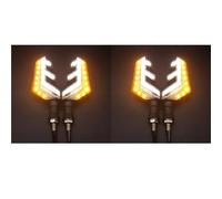 zdGFHCHnFJnJ 2 IN 1 LED Motorcycle Turn Signal Light 12V Indicator Light Dynamic Blinkers Universal For S&uzuki DL650