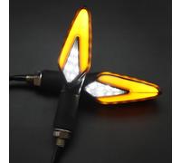 zdGFHCHnFJnJ Motorcycle Scooter LED Turn Signal 12V Universal ABS Flashing Light For Keeway RKF 125