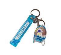 ZDHC Cool Rocket Spaceship Floating Astronaut Keychain Kawaii Moving Liquid Quicksand Spaceman Keyring Bag Pendant for Women