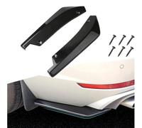ZDHXZYQ 2PCS Car Rear Bumper Lip Diffuser, Auto Side Fender Skirt Splitter Canard Protector Wrap Angle Spoiler For BMW X1/F48/F49 MP,A-Black