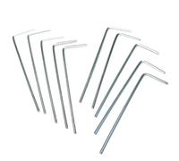 ZDingTech 10pcs 1.27mm Allen Wrench sets,1.27mm Hex Key allen Door Key L Shaped hex wrench set with Long Arm