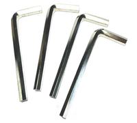 ZDingTech 4pcs 1/4 Allen Wrench Sets,1/4" Hex Key Wrench Set,Allen Key Door Key L Shaped hex Wrench Set with Long Arm.