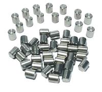 ZDingTech 50pcs 4mm x 5mm Dowel Pins Metal Dowel pins M4 4mm Shelf Pegs,Support Shelves,4mm x 5mm Metal Rod.Bearings Alloy Steel Wood Bunk Bed pegs